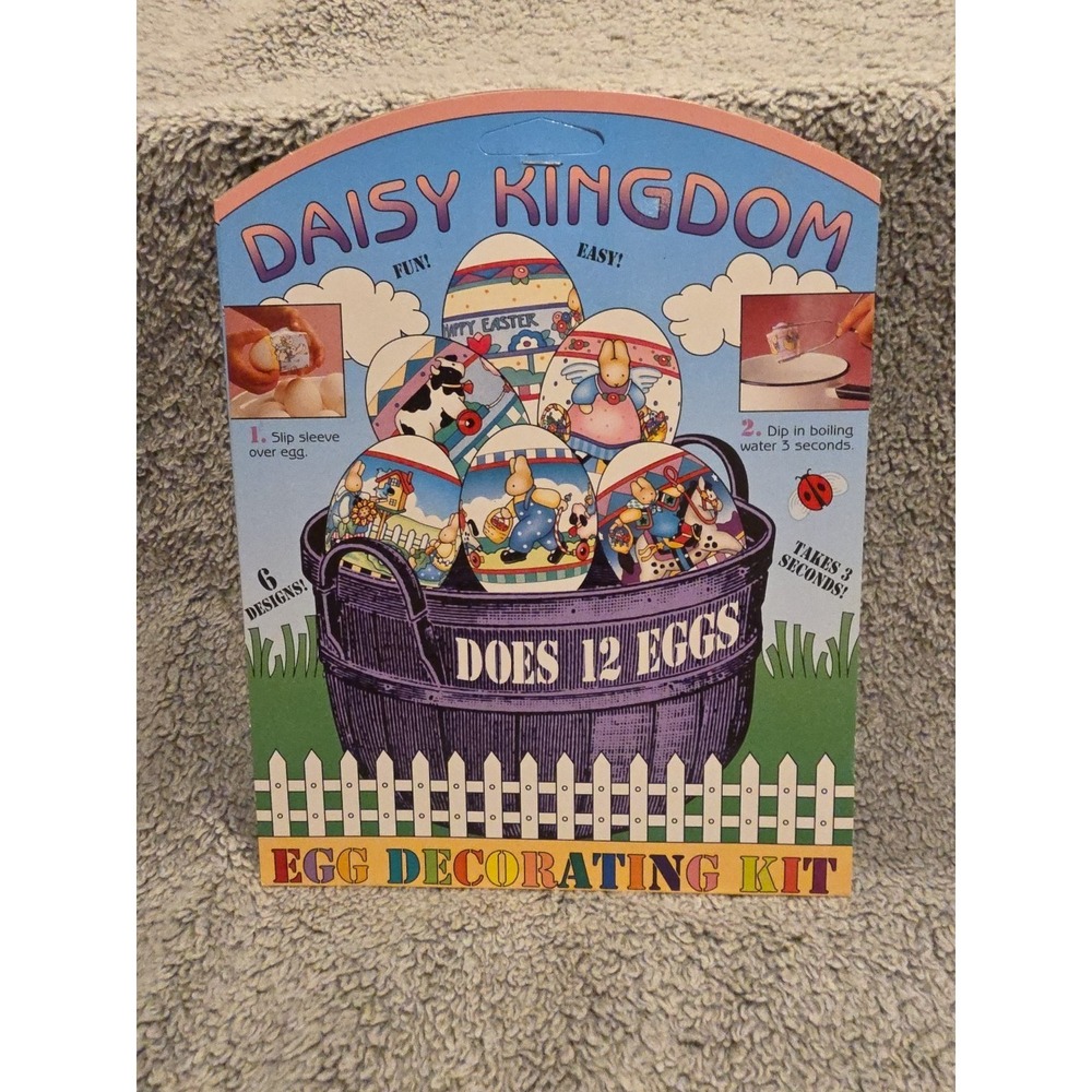 Easter Egg Wraps Daisy Kingdom‎ Egg Decorating Kit Honey Bunny Collection NEW